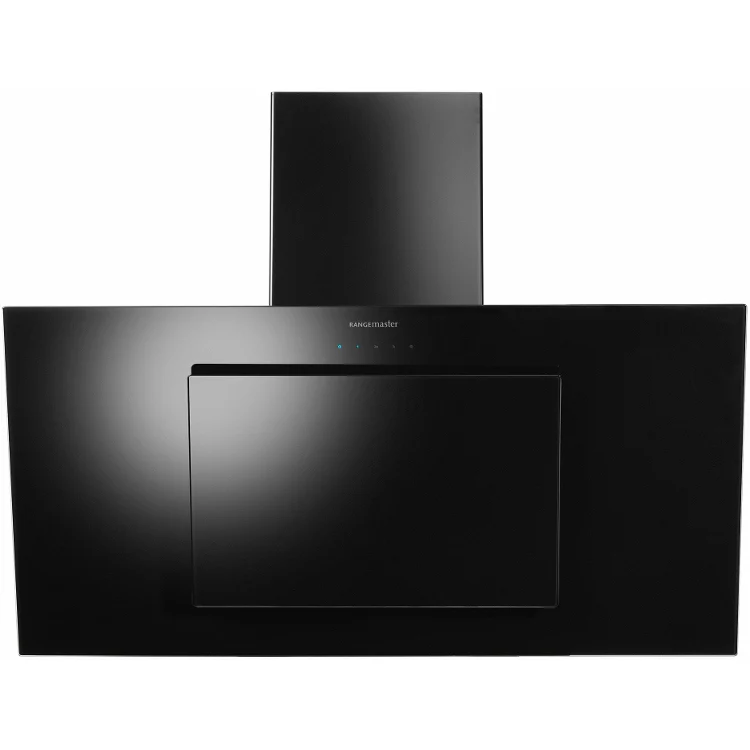 Rangemaster OPLHD90BL - Black Chimney Cooker Hood - 90cm - B Energy Rated