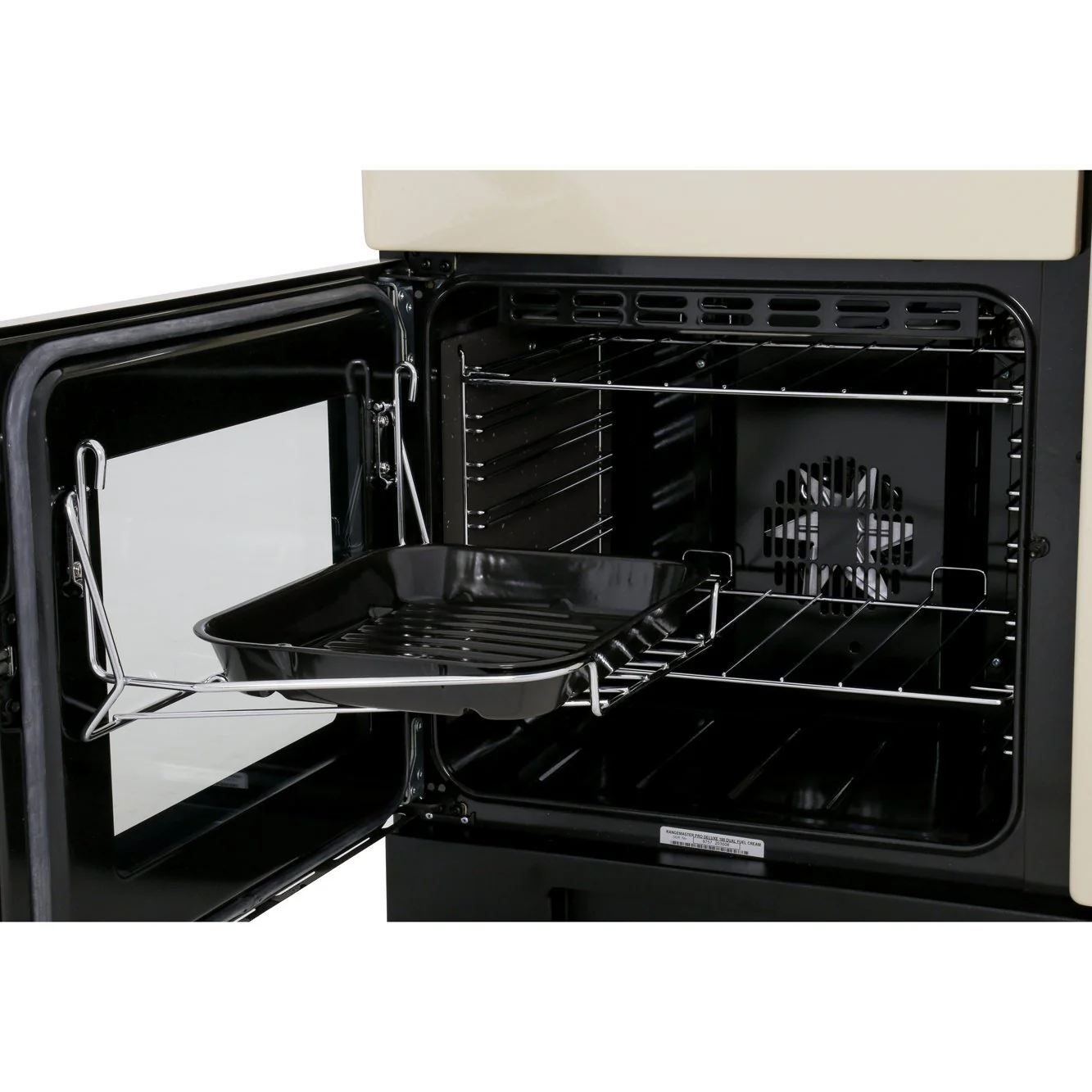Rangemaster PDL100DFFCR/C - Cream/Chrome Range Cooker - 155L Total Capacity - A Rated - Image 3