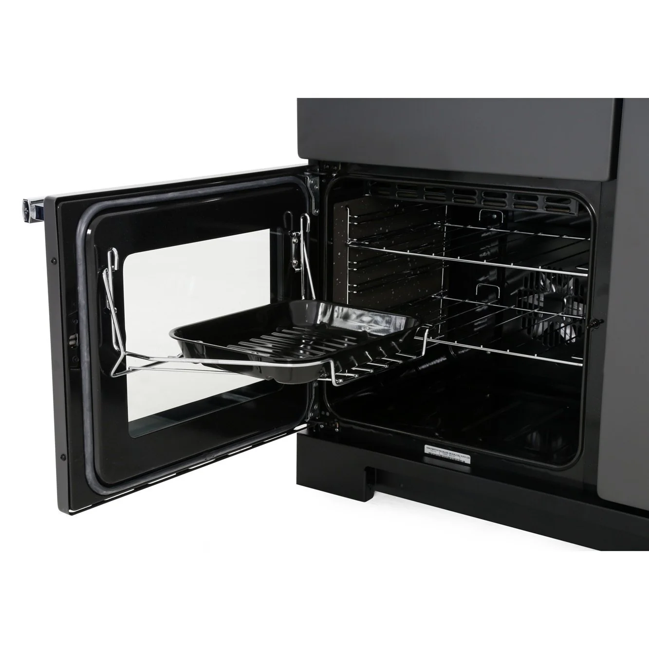 Rangemaster PDL100DFFSL/C - Slate/Chrome 100cm Range Cooker - Dual Fuel - A Rated - Image 4
