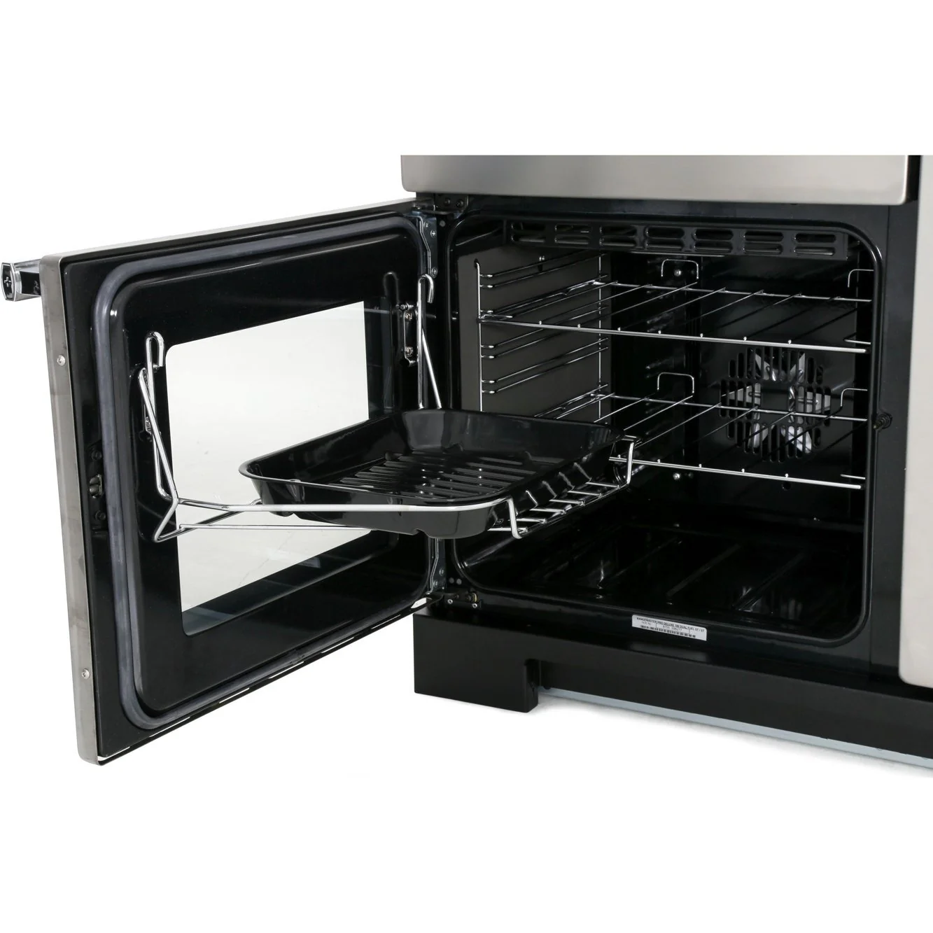 Rangemaster PDL100DFFSS/C - Stainless Steel/Chrome Dual Fuel Range Cooker - 155L Capacity - A Energy Rating - Image 5