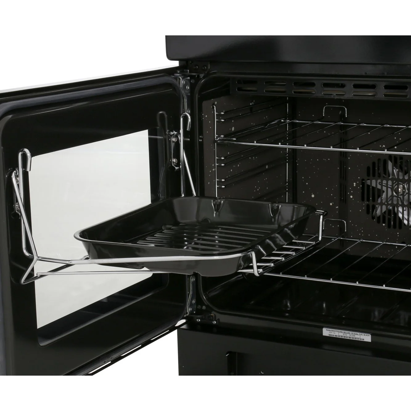 Rangemaster PDL110DFFCY/C - Cranberry/Chrome 110cm Range Cooker - Dual Fuel - A Rated - Image 3
