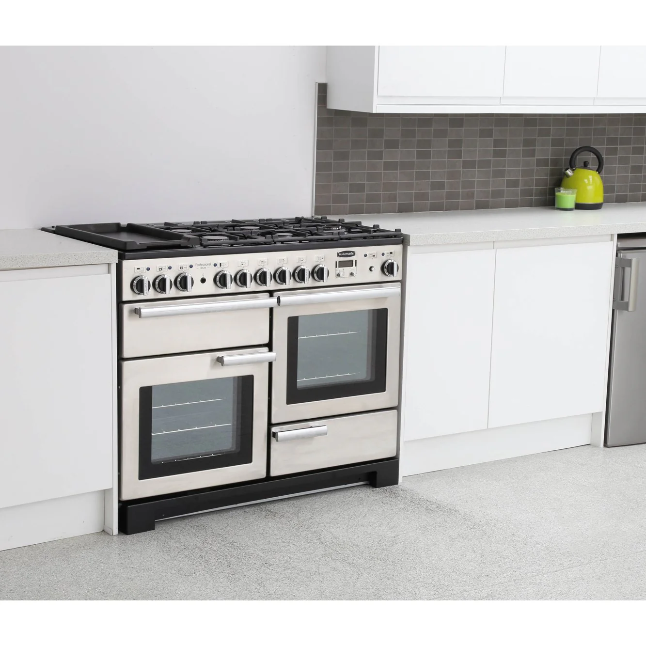Rangemaster PDL110DFFSS/C - Stainless Steel 110cm Dual Fuel Range Cooker - 146L - A Rated - Image 2