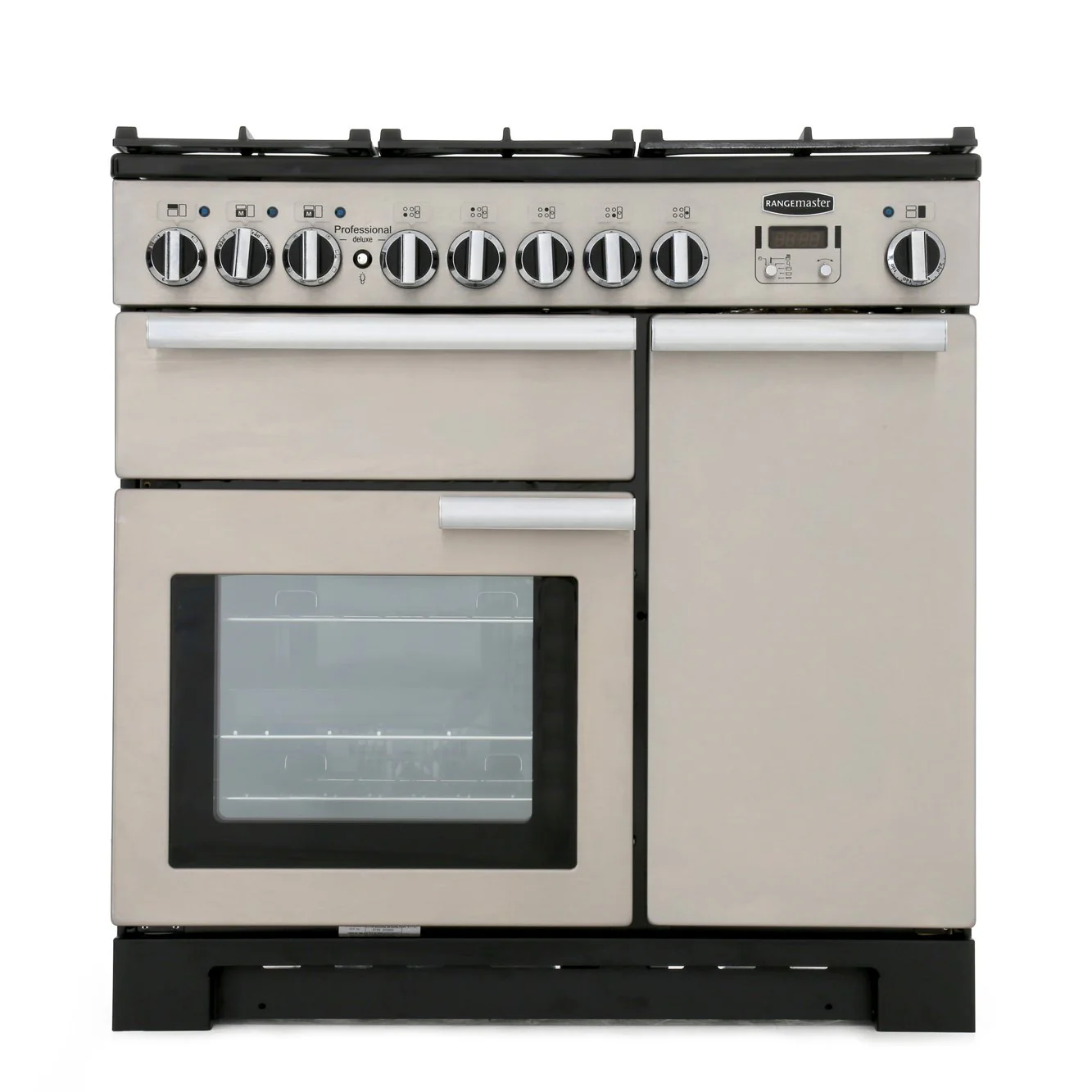 Rangemaster PDL90DFFSS/C - Stainless Steel 90cm Range Cooker - Dual Fuel - A Rated - Image 3