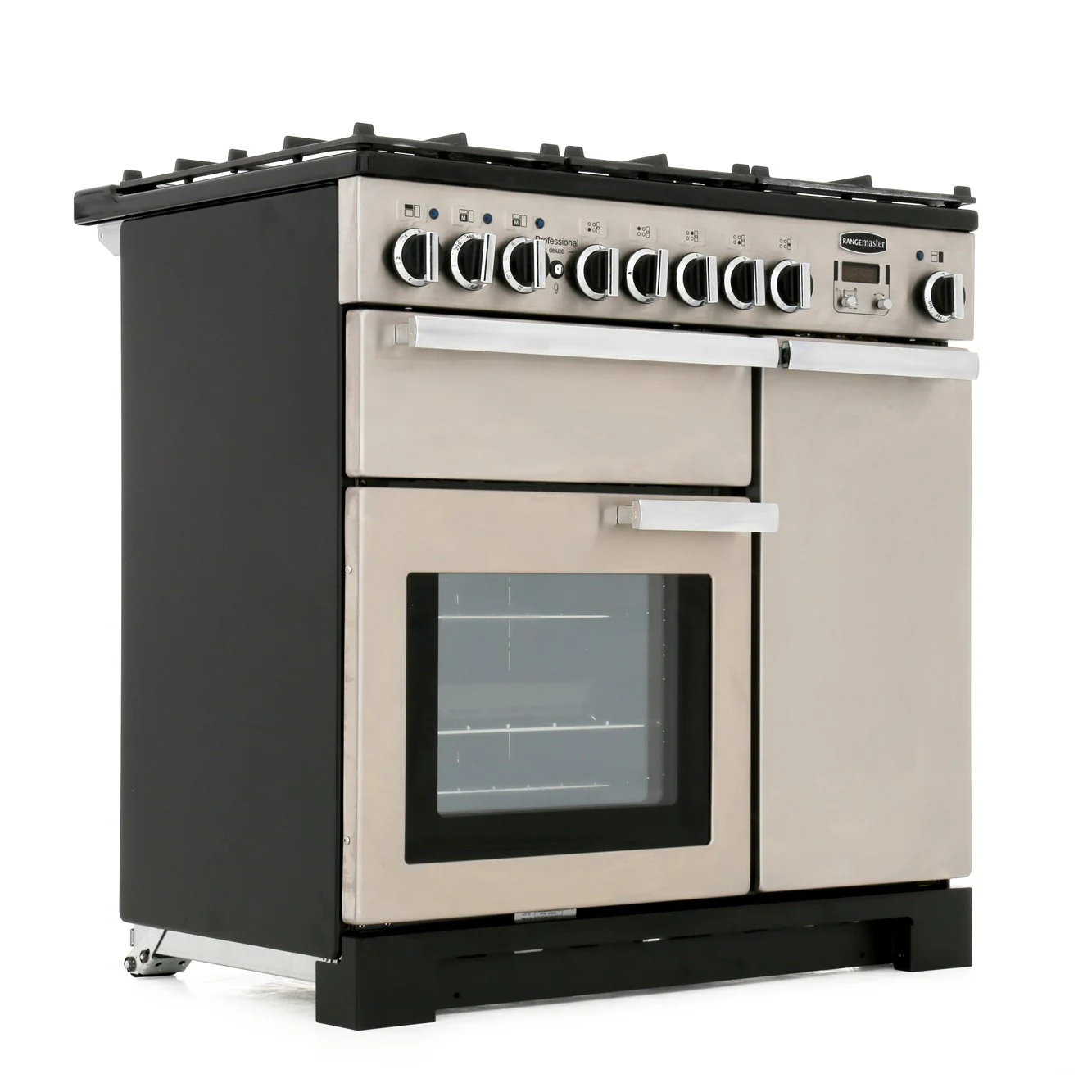 Rangemaster PDL90DFFSS/C - Stainless Steel 90cm Range Cooker - Dual Fuel - A Rated - Image 4