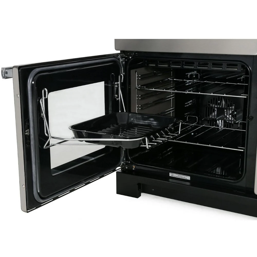 Rangemaster PDL90EIGB/C - Black/Chrome Range Cooker - 140L - A Rated - Image 3