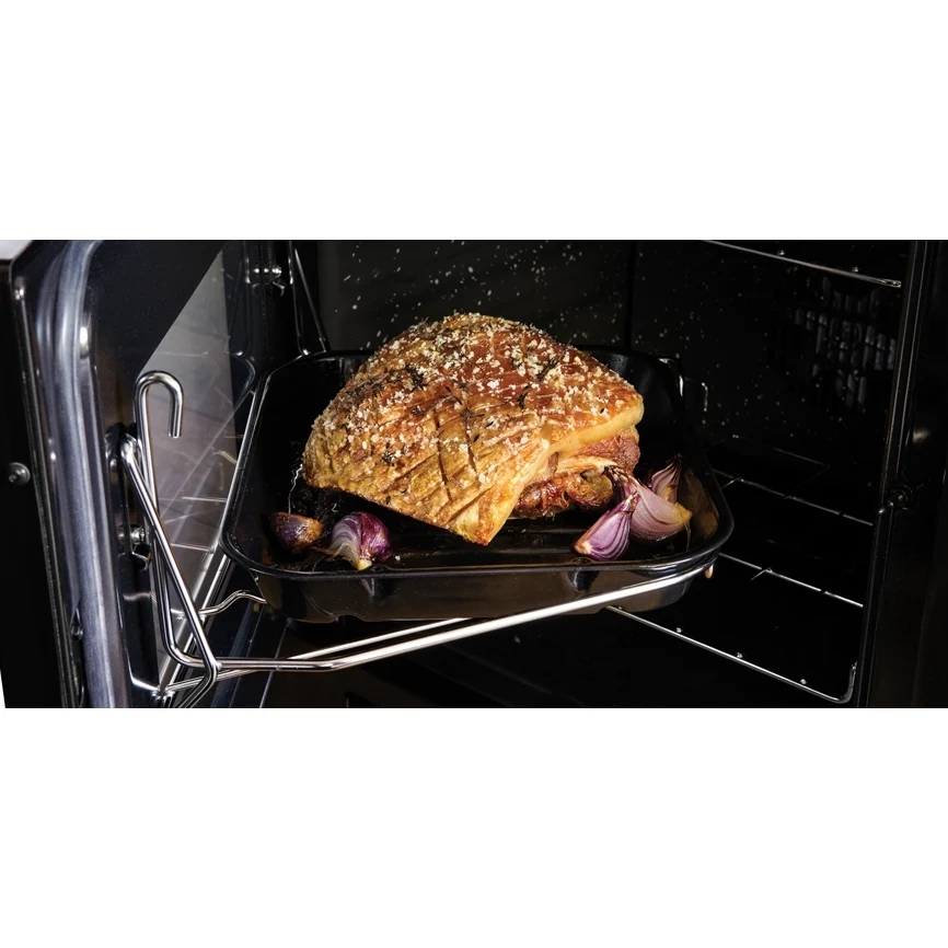 Rangemaster PDL90EIWH/C - White/Chrome Range Cooker - 140L - A Rated - Image 4