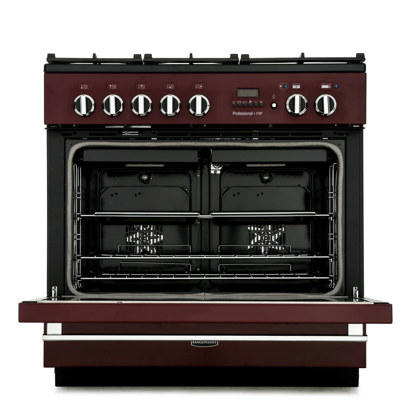 Rangemaster Professional Plus FXP PROP90FXPDFFSL/C - Slate/Chrome 90cm Range Cooker - Dual Fuel - A Rated - Image 3