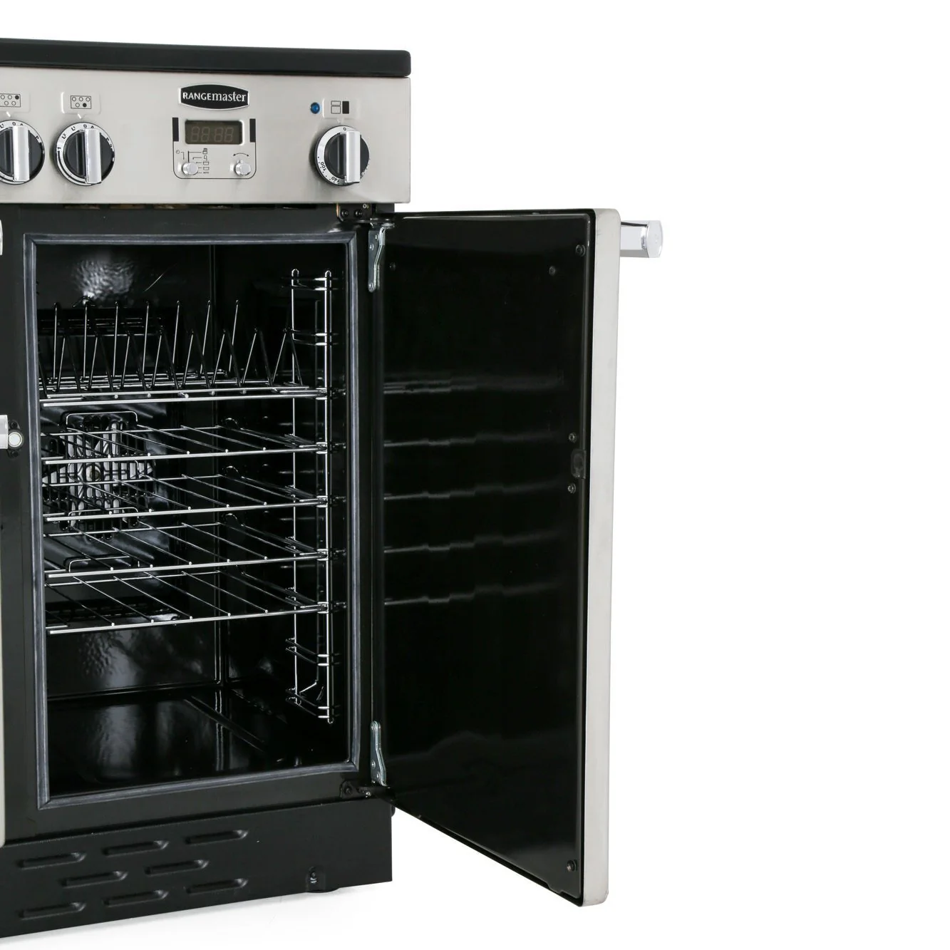 Rangemaster Professional Plus PROP100EICY/C - Cranberry/Chrome 100cm Range Cooker - Induction - A Rated - Image 5