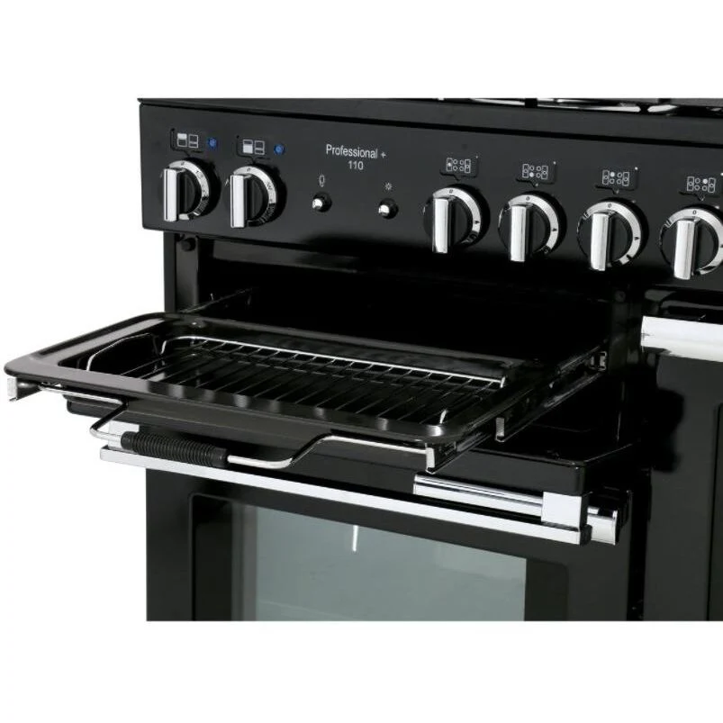 Rangemaster Professional Plus PROP110DFFSS/C - Stainless Steel Dual Fuel Range Cooker - 110cm - A Rated - Image 4