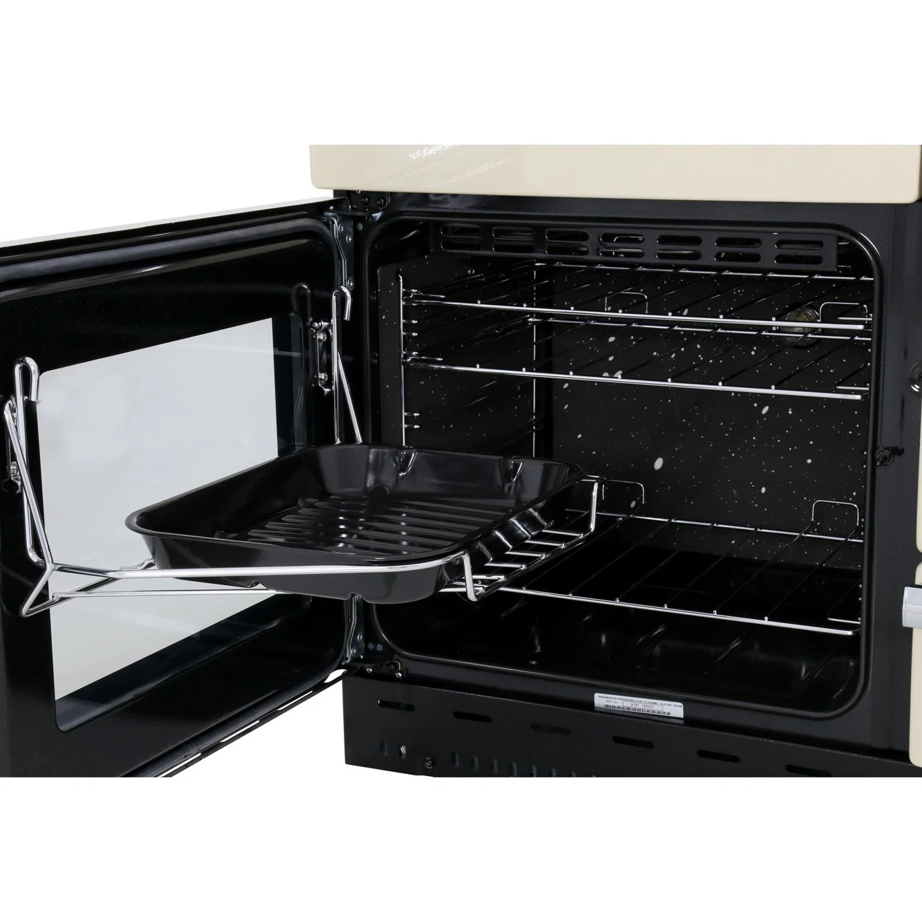 Rangemaster Professional Plus PROP110ECGB/C - Black/Chrome Range Cooker - 153L - A Rated - Image 3