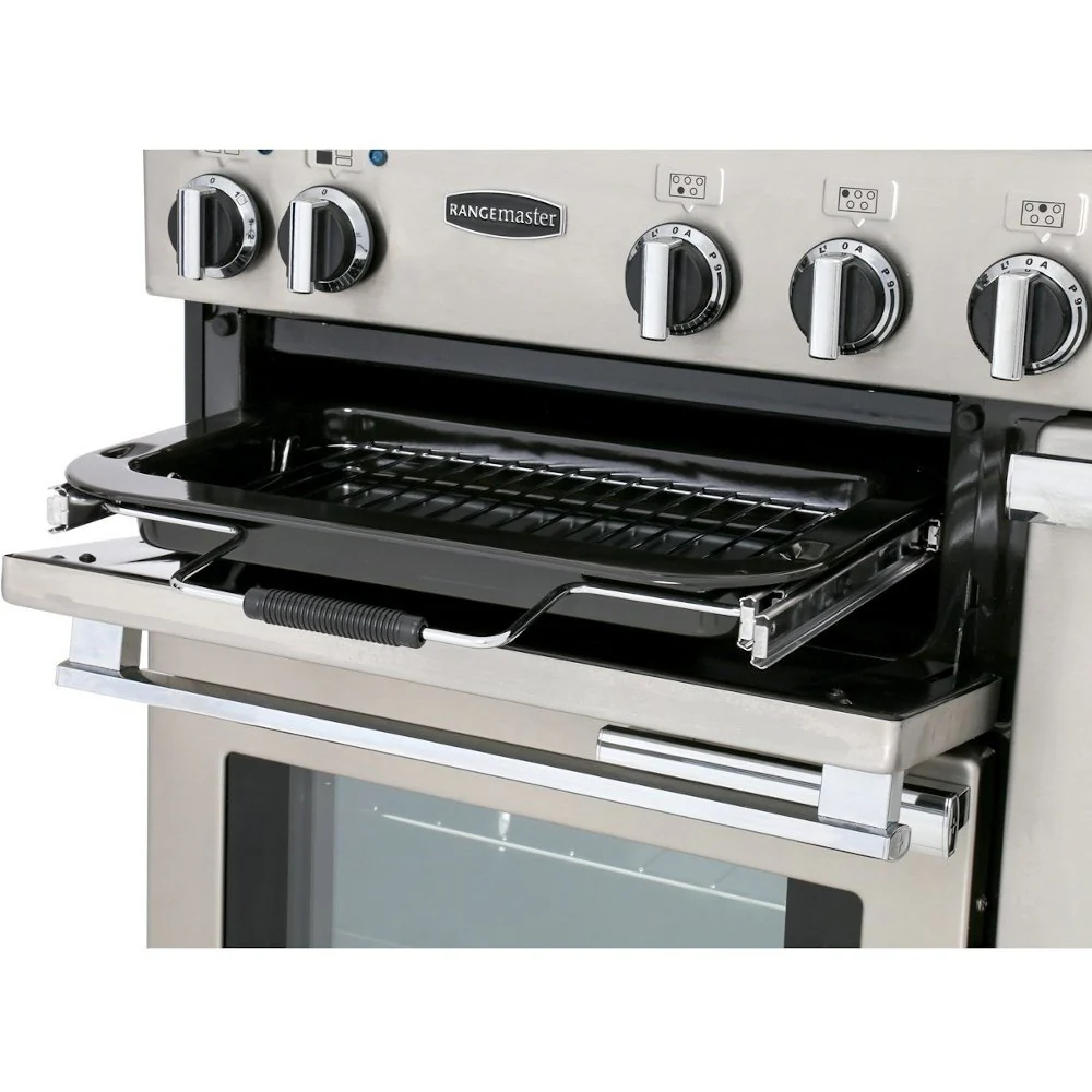 Rangemaster Professional Plus PROP110EICR/C - Cream/Chrome 110cm Range Cooker - Induction - A Rated - Image 4