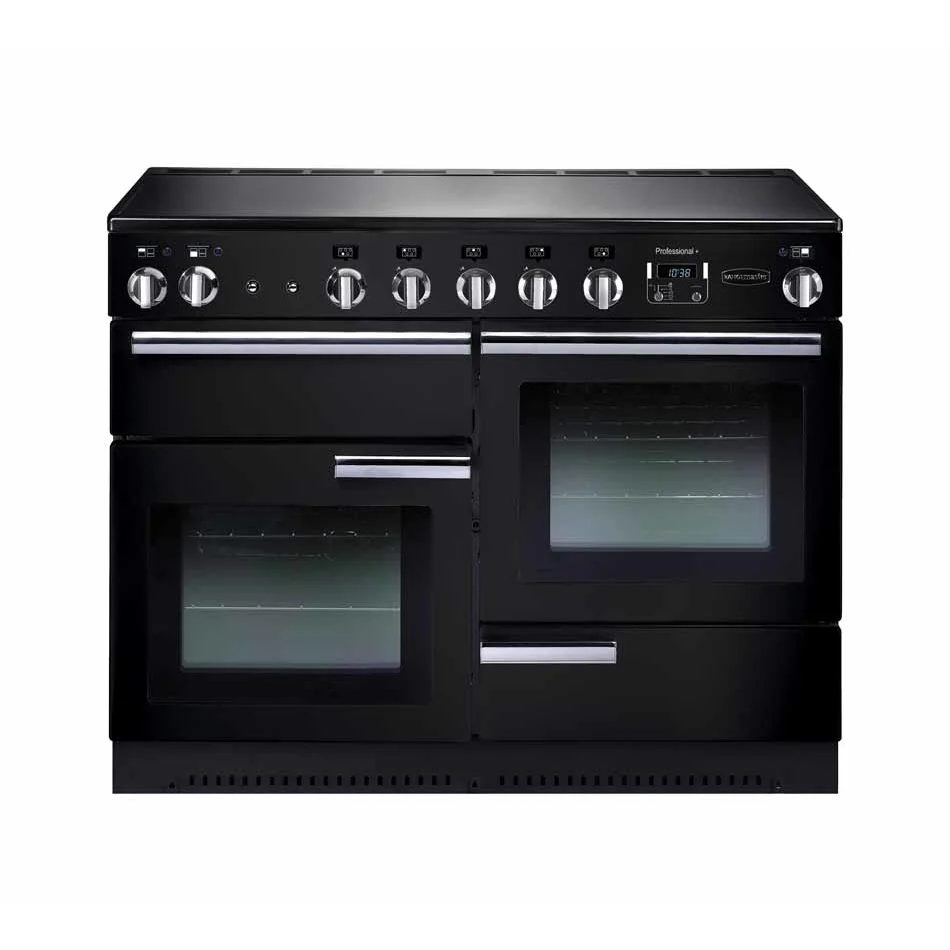 Rangemaster Professional Plus PROP110EIGB/C - Black/Chrome Range Cooker - 110cm Induction - A Rated