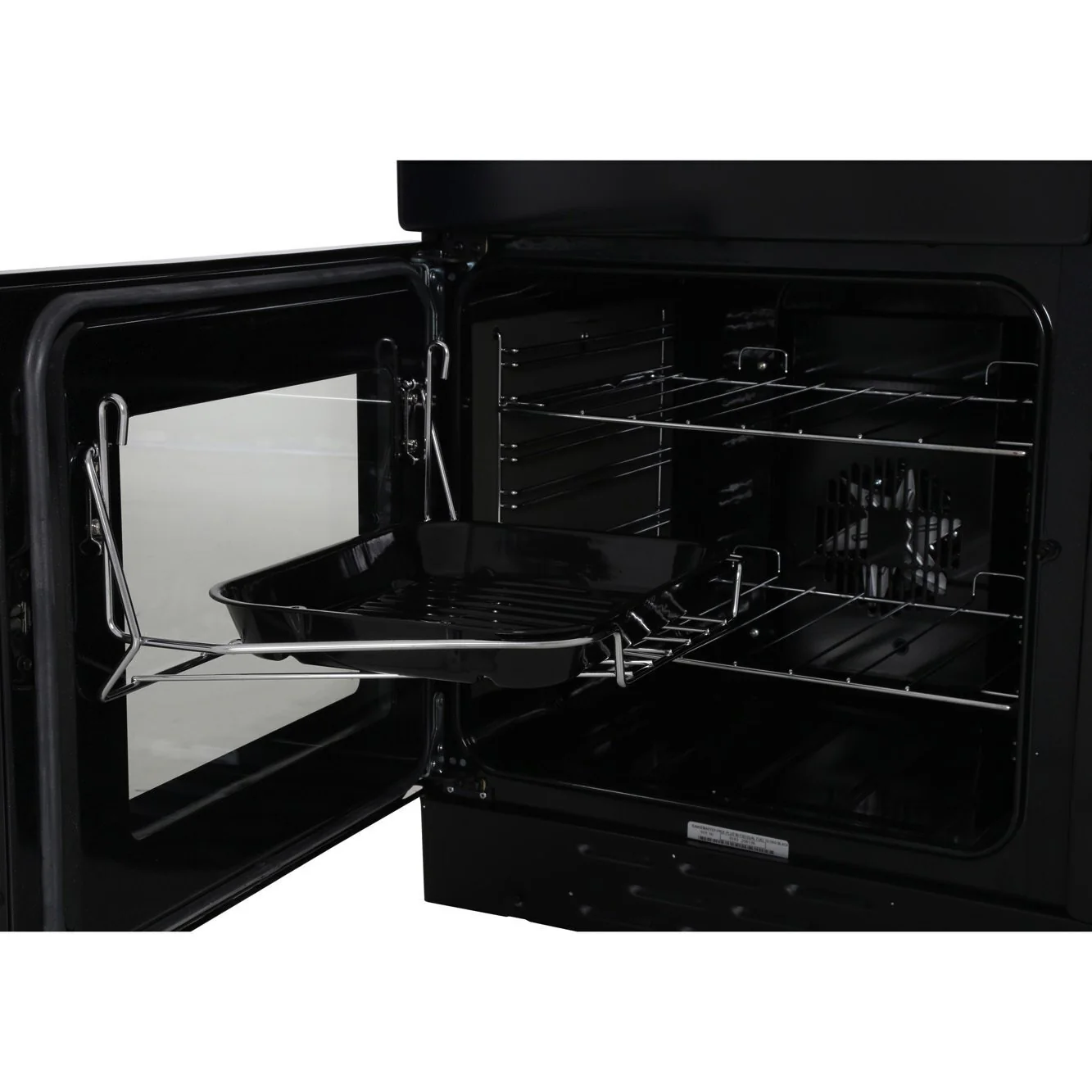 Rangemaster Professional Plus PROP90NGFGB/C - Black/Chrome Gas Range Cooker - 128L - A Rated - Image 4