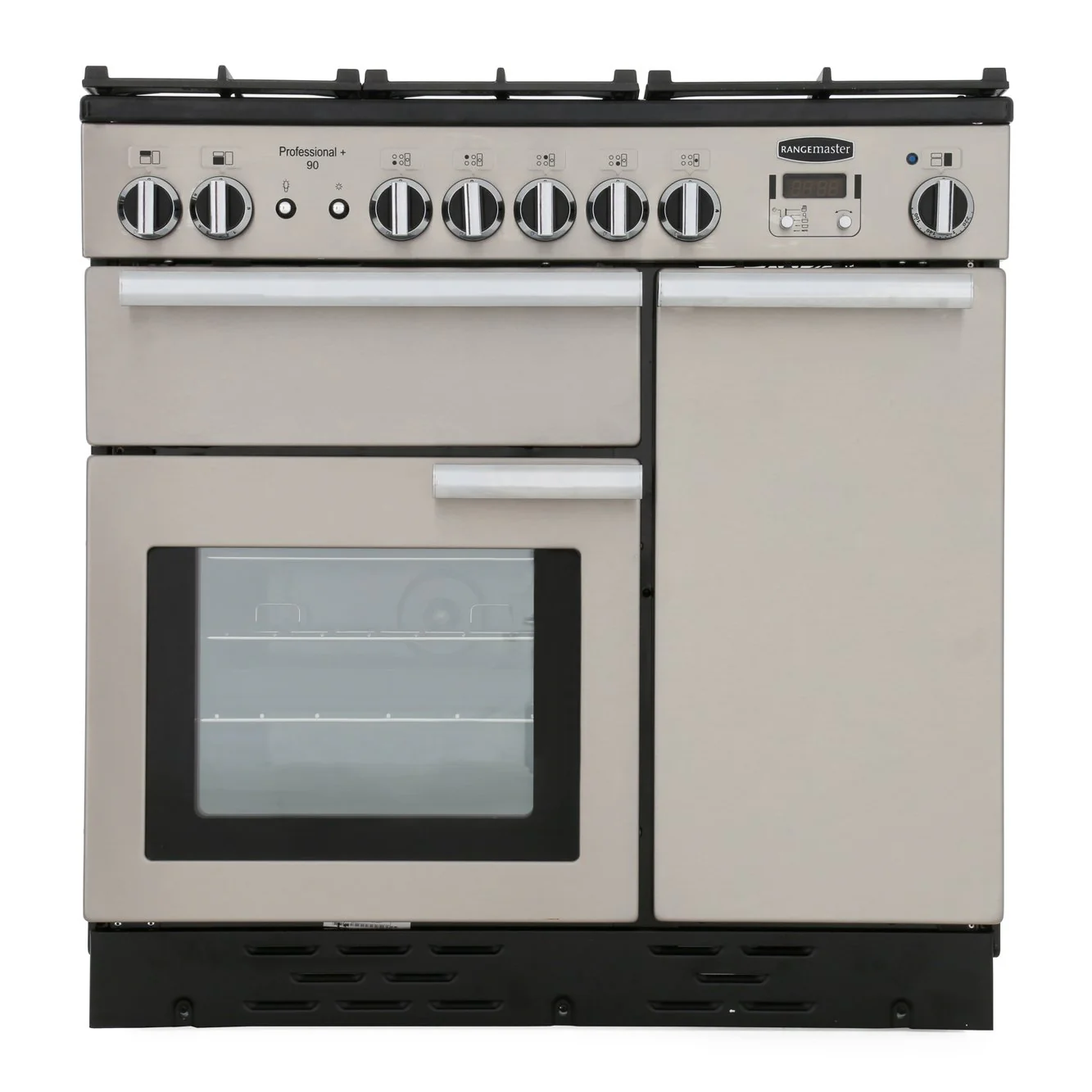 Rangemaster Professional Plus PROP90NGFSS/C - Stainless Steel/Chrome Gas Range Cooker - 90cm - A Rated - Image 4