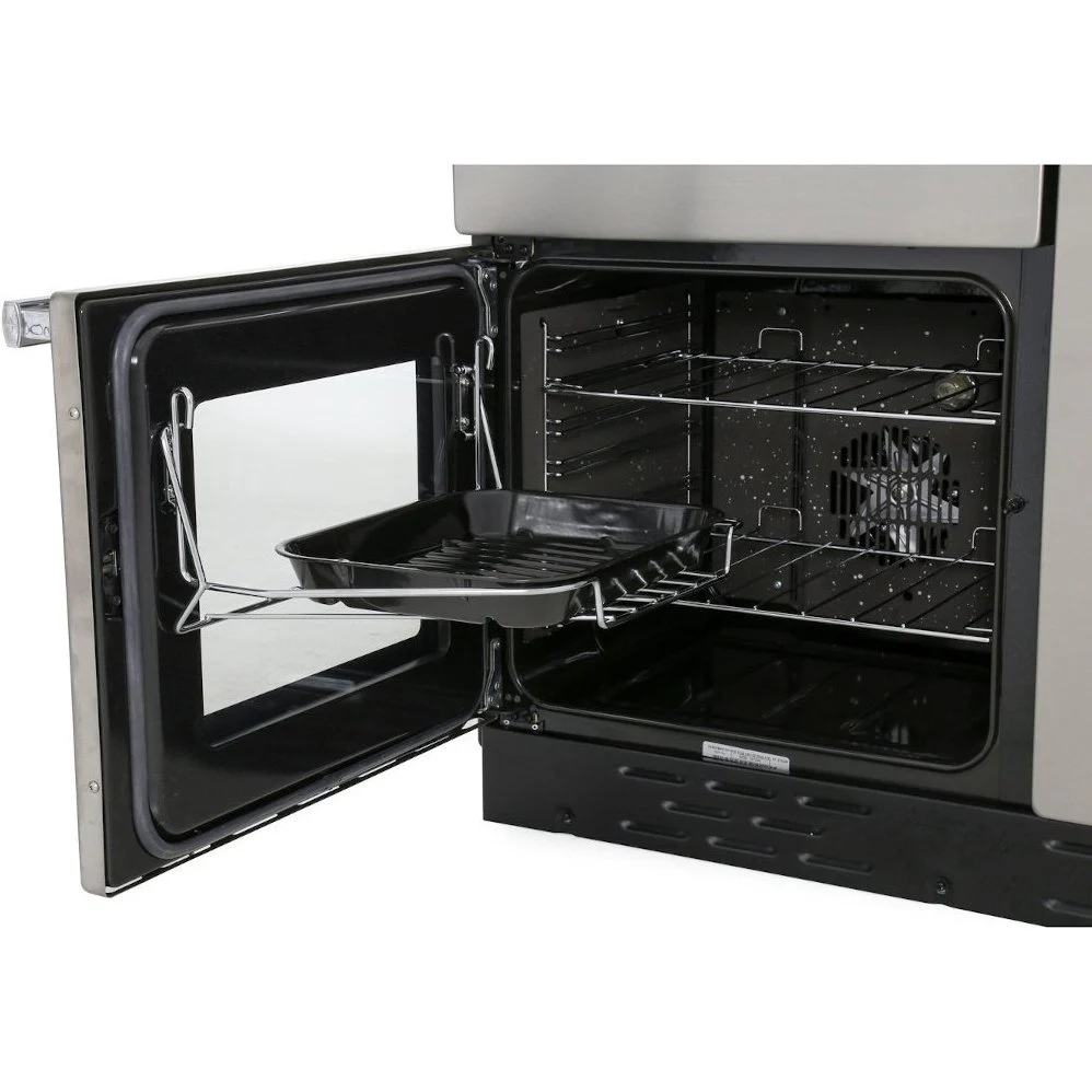 Rangemaster PROP100EIGB/C - Black / Chrome 100cm Range Cooker - Induction - 155L Capacity - A Energy Rating - Image 3