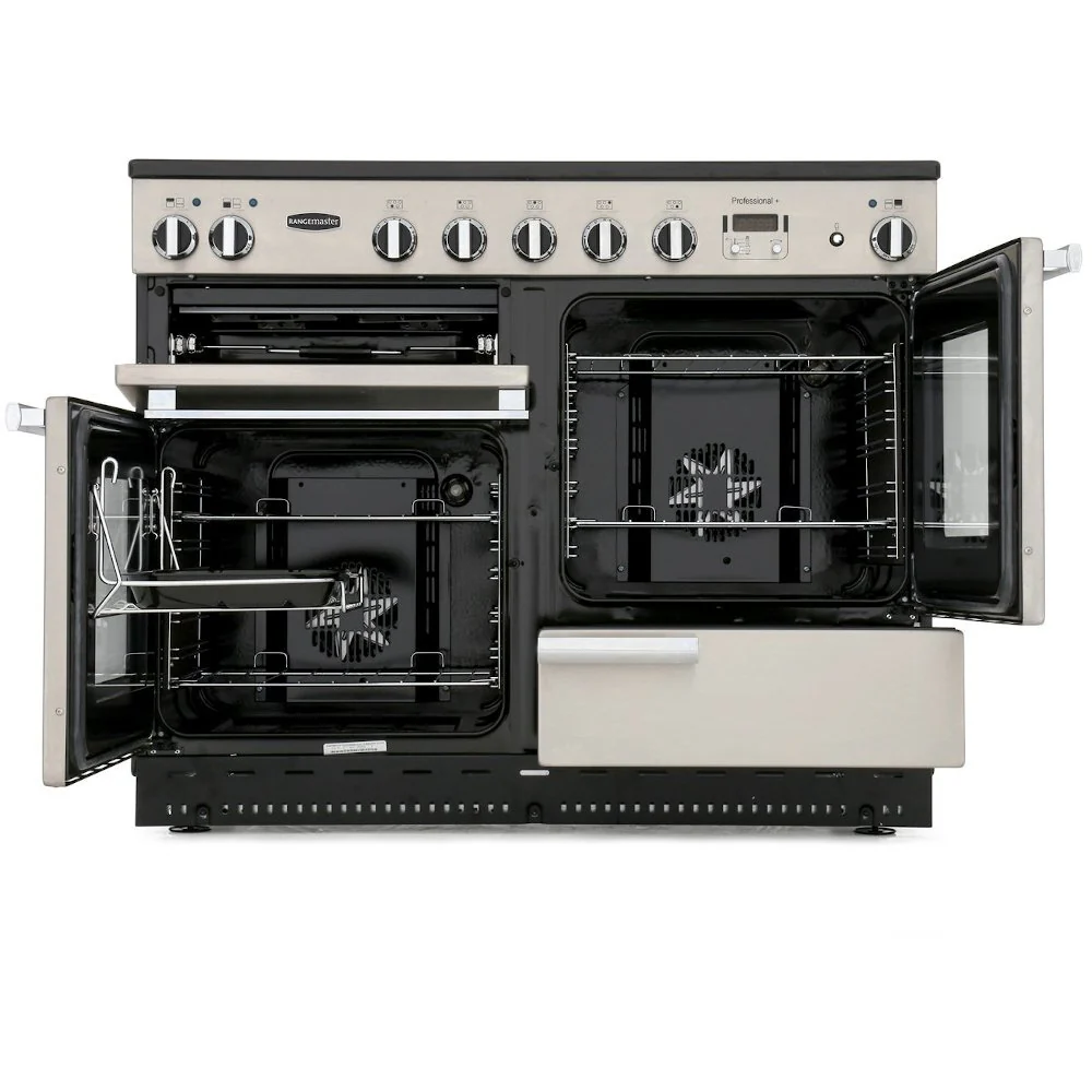 Rangemaster PROP110EICY/C - Cranberry/Chrome Extractor - 110cm Induction - A Energy - Image 3