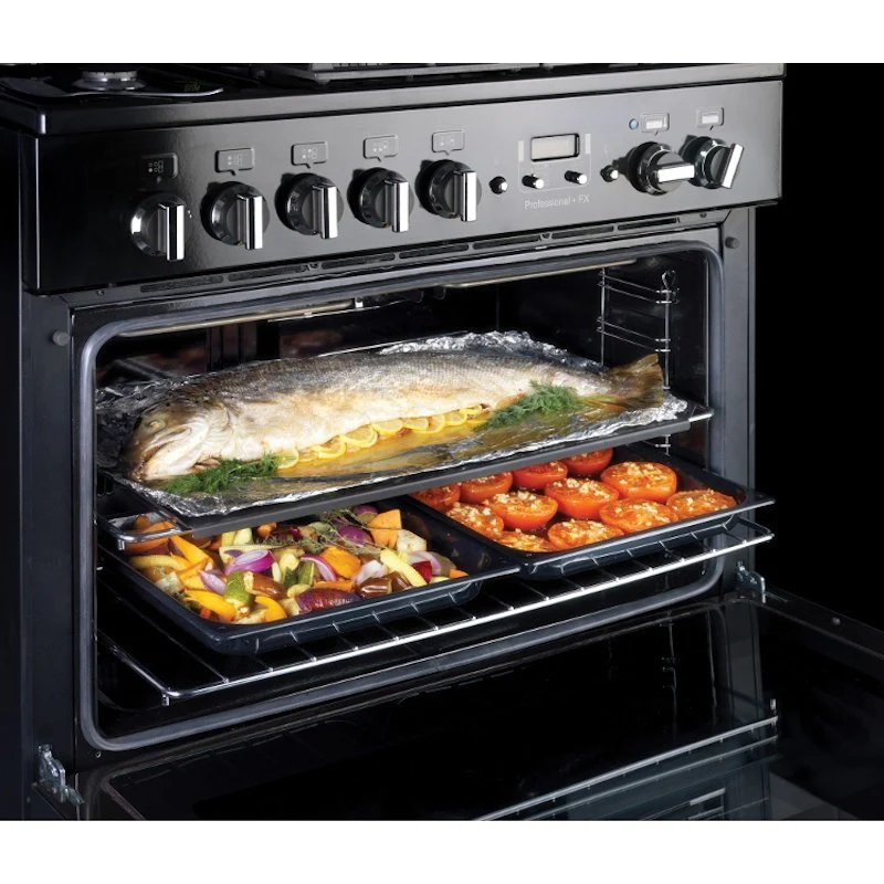 Rangemaster PROP90FXDFFSS/C - Stainless Steel 90cm Dual Fuel Range Cooker - 114L - A Rated - Image 4