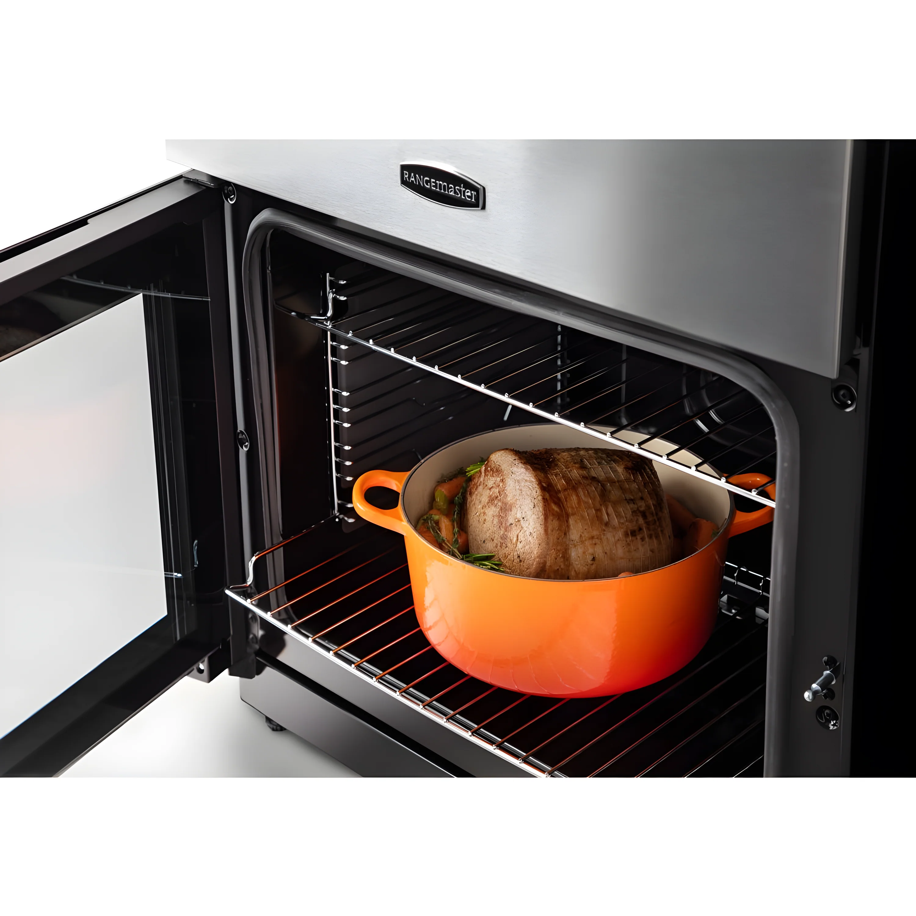 Rangemaster PROPL60DFFSS/C - Stainless Steel Dual Fuel Cooker - Double Oven - A Rated - Image 2