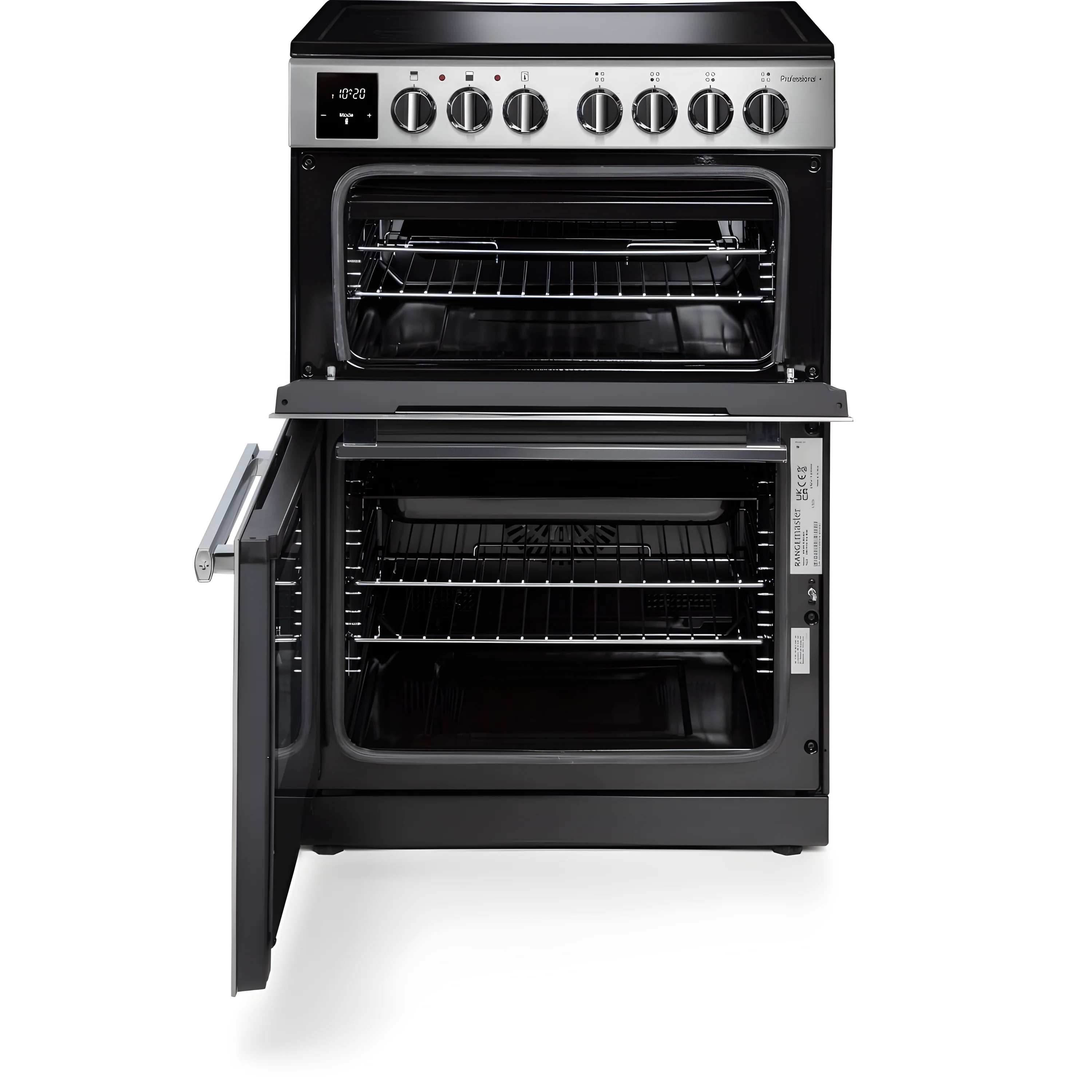 Rangemaster PROPL60EISS/C - Stainless Steel Induction Electric Cooker - Double Oven - A Rated - Image 3