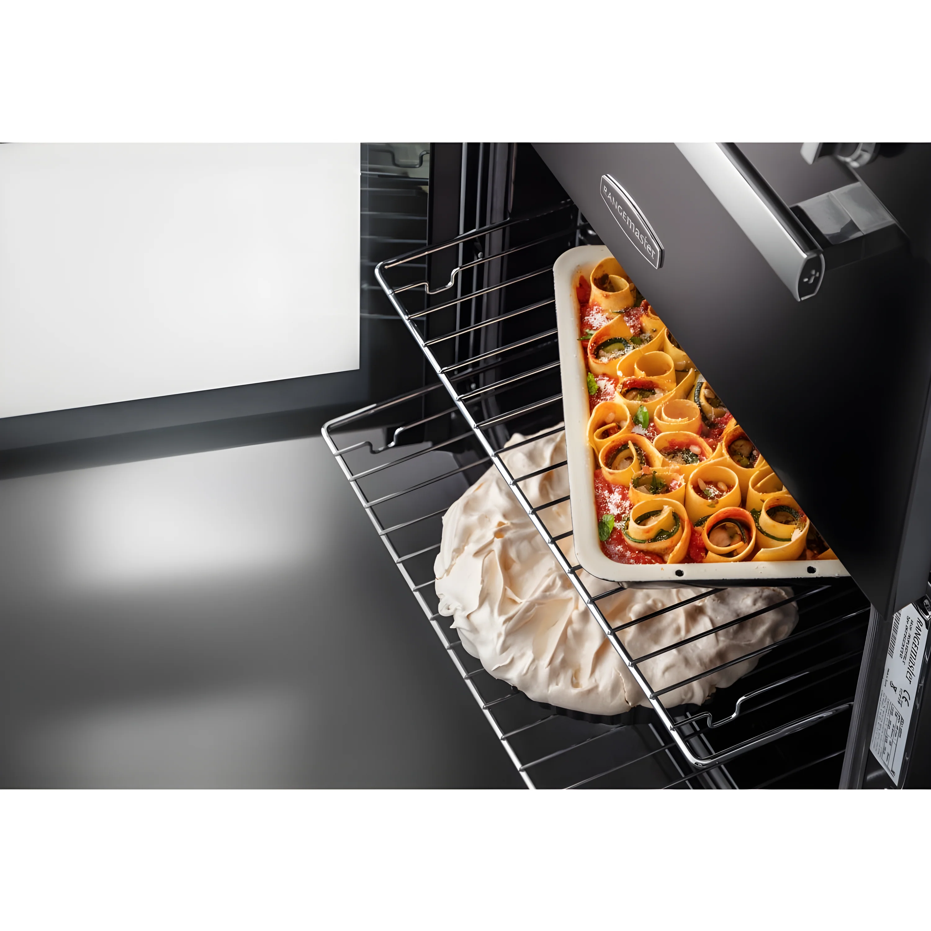 Rangemaster PROPL60NGFBL/C - Black/Chrome Gas Cooker - Double Oven - A+ Energy - Image 3