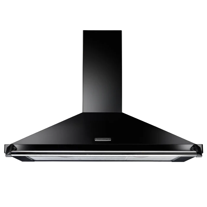 Rangemaster RCLAHDC100BL/C - Black 100cm Chimney Extractor - B Energy Rating