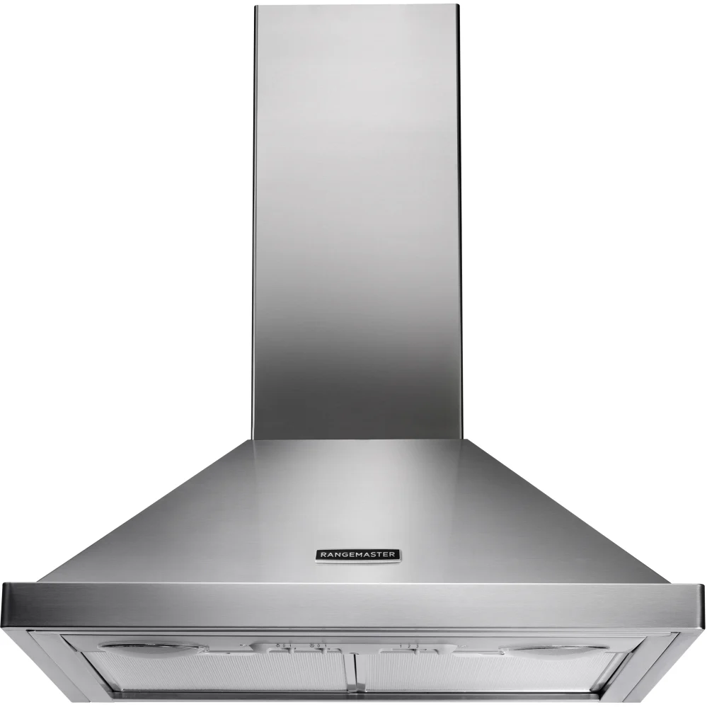 Rangemaster RHDC60SS/C - Stainless Steel/Chrome 60cm Chimney Cooker Hood - 480 m³/h - C Energy - Image 3