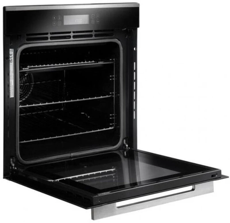 Rangemaster RMB6013PBL-SS - Black Glass/Stainless Steel Single Oven - 69L - A Rated - Image 3