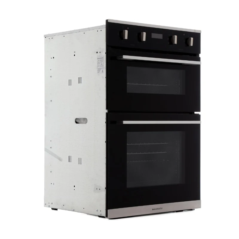 Rangemaster RMB9048BL/SS - Black Built in Electric Double Oven - A/A energy - Image 3