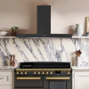 Rangemaster UHDF100BL - Black 100CM Chimney Hood - B Energy Rating - Image 2