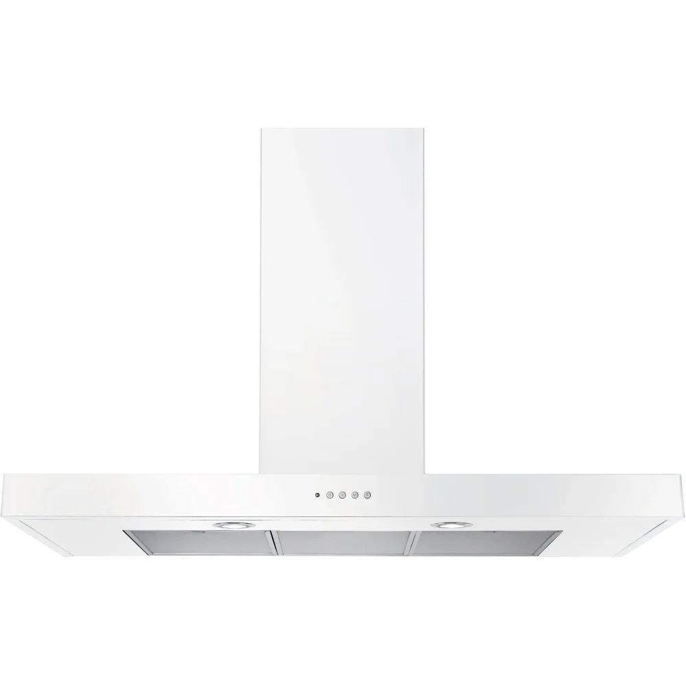 Rangemaster UHDF100WH - White 100cm Chimney Cooker Hood - B Energy Rating