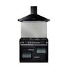 Rangemaster UNBHDC110BL - Black 110cm Chimney Cooker Hood - D Energy Rating - Image 4