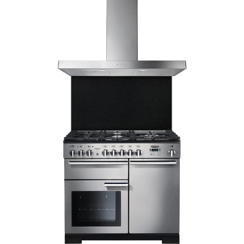 Rangemaster UNBHDS100SS - Stainless Steel 100cm Chimney Cooker Hood - B Energy Rated - Image 2