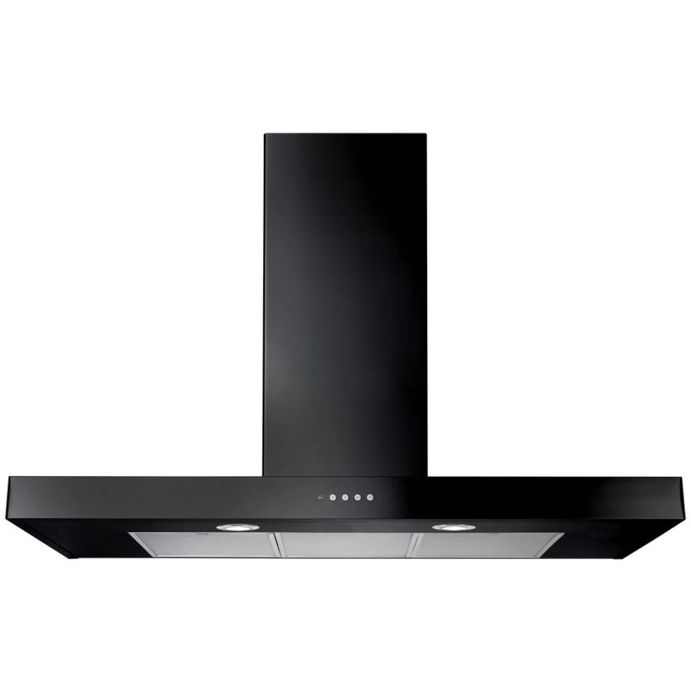 Rangemaster UNBHDS110BL - Black 110cm Chimney Hood - B Energy Rated