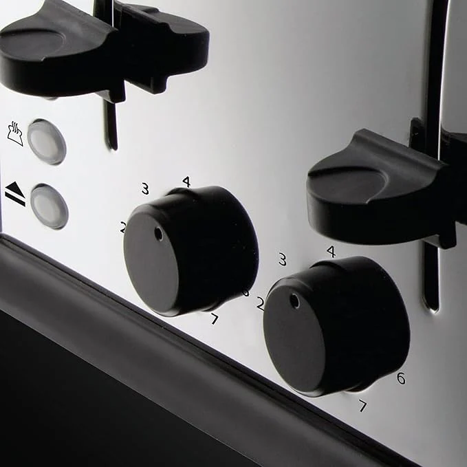 Russell Hobbs 18790 - Stainless Steel 4 Slice Toaster - Wide Slots, High Lift, 7 Browning Levels - Image 3