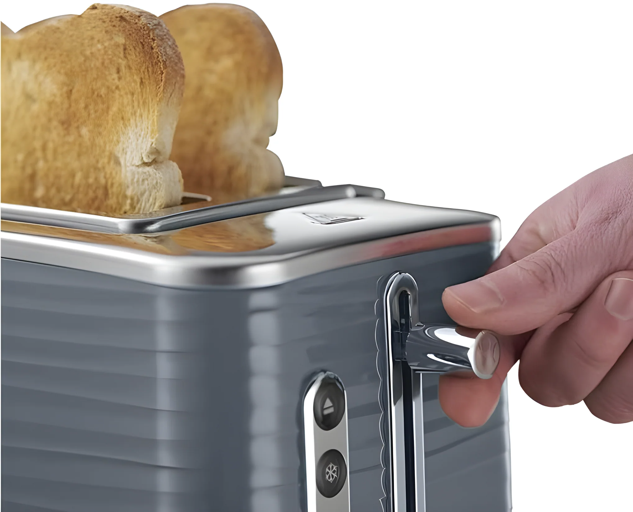 Russell Hobbs 24373 - Grey 2 Slice Toaster - 1050W - No energy rating - Image 3