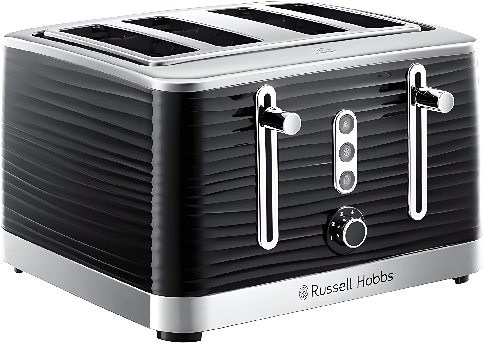 Russell Hobbs 24381 - Black 4 Slice Toaster - 1800W