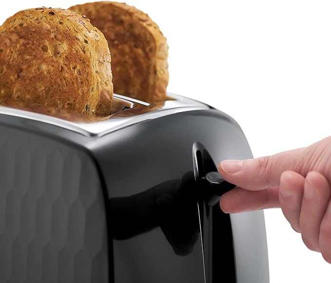 Russell Hobbs 26061 - Black 2 Slice Toaster - Extra Wide Slots - 6 Browning Levels - Image 2
