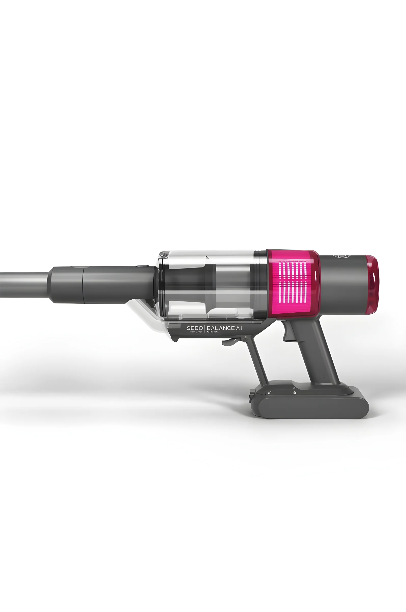 SEBO BALANCE A1 - Magenta Vacuum Cleaner - Cordless Stick - 400W Motor - Image 4