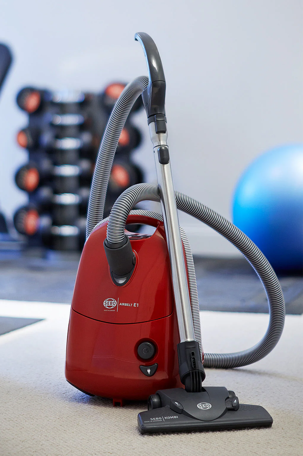 SEBO E1 Red Boost ePower - Red Vacuum Cleaner - 3.5L Capacity - Image 3