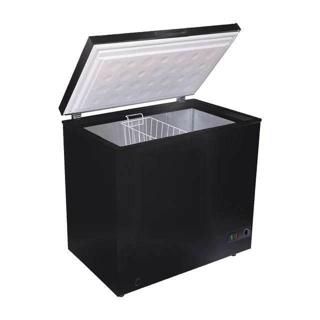 sia CHF200B - Black Chest Manual Defrost Freezer - F energy - Image 3