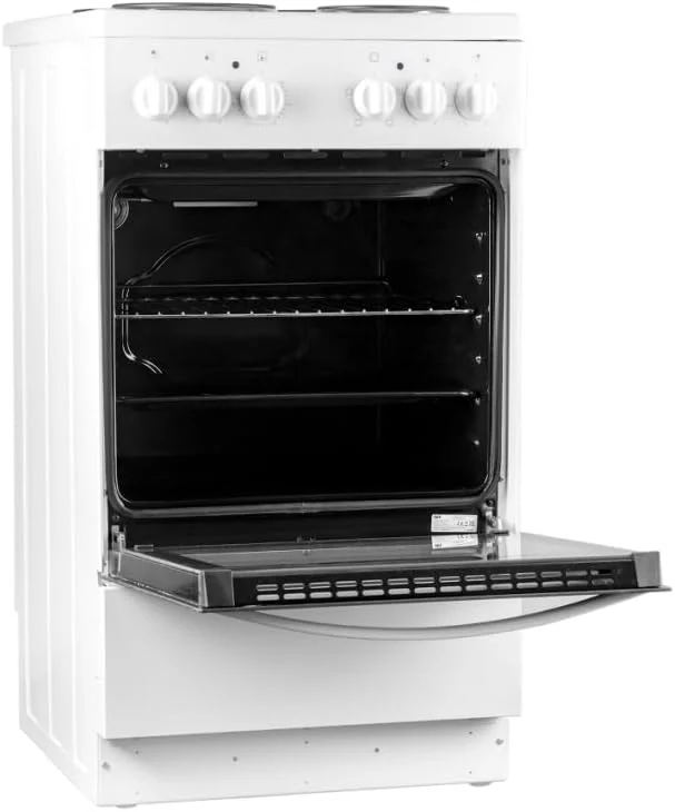 Sia ESXB50W - White Freestanding Electric Cooker With 4 Zone Plate Hob - A Energy - Image 2