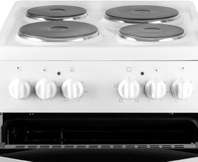 Sia ESXB50W - White Freestanding Electric Cooker With 4 Zone Plate Hob - A Energy - Image 4