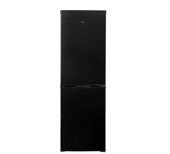 SIA SFF1490BL - Black Freestanding 50/50 Fridge Freezer - F energy