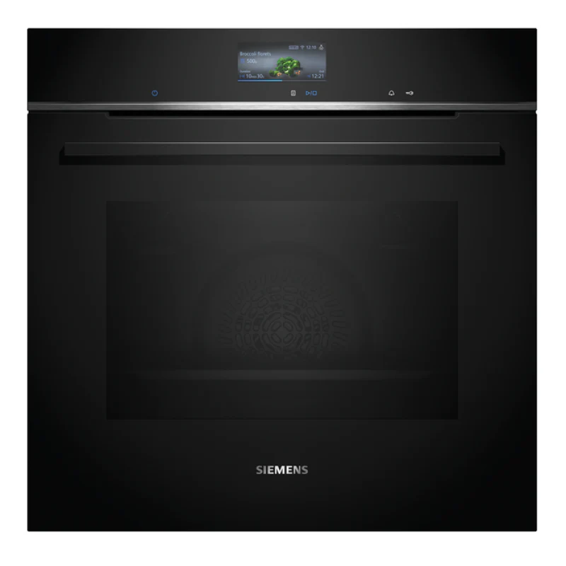 Siemens HB776G1B1B - Black Built in Electric Single Oven - A+ energy
