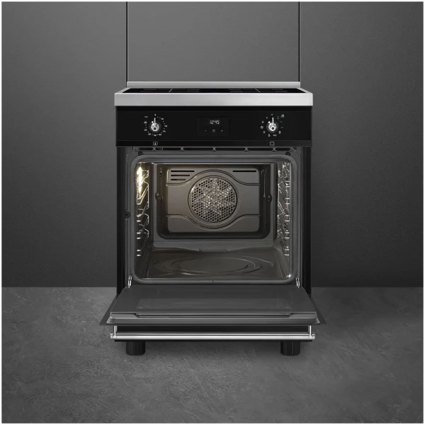 Smeg C6IPBLT2 - Black 60cm Concert Pyro Cooker - 70L Capacity - Electric Induction -A rated - Image 2