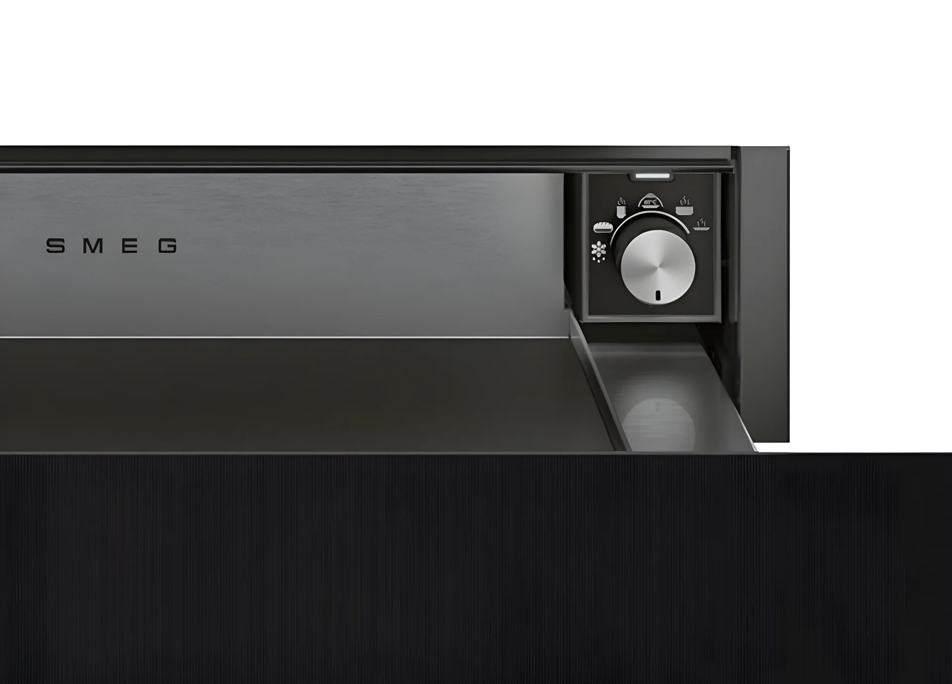 Smeg CPR215B - Black Warming Drawer - 15cm - 21L - Image 3