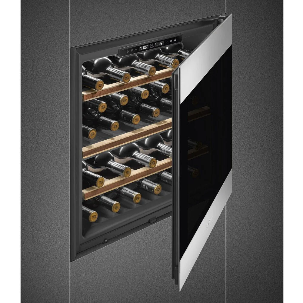 Smeg CVI329X3 - Stainless Steel Wine Cooler - 29 Bottle Capacity - G Energy Rated - Image 3