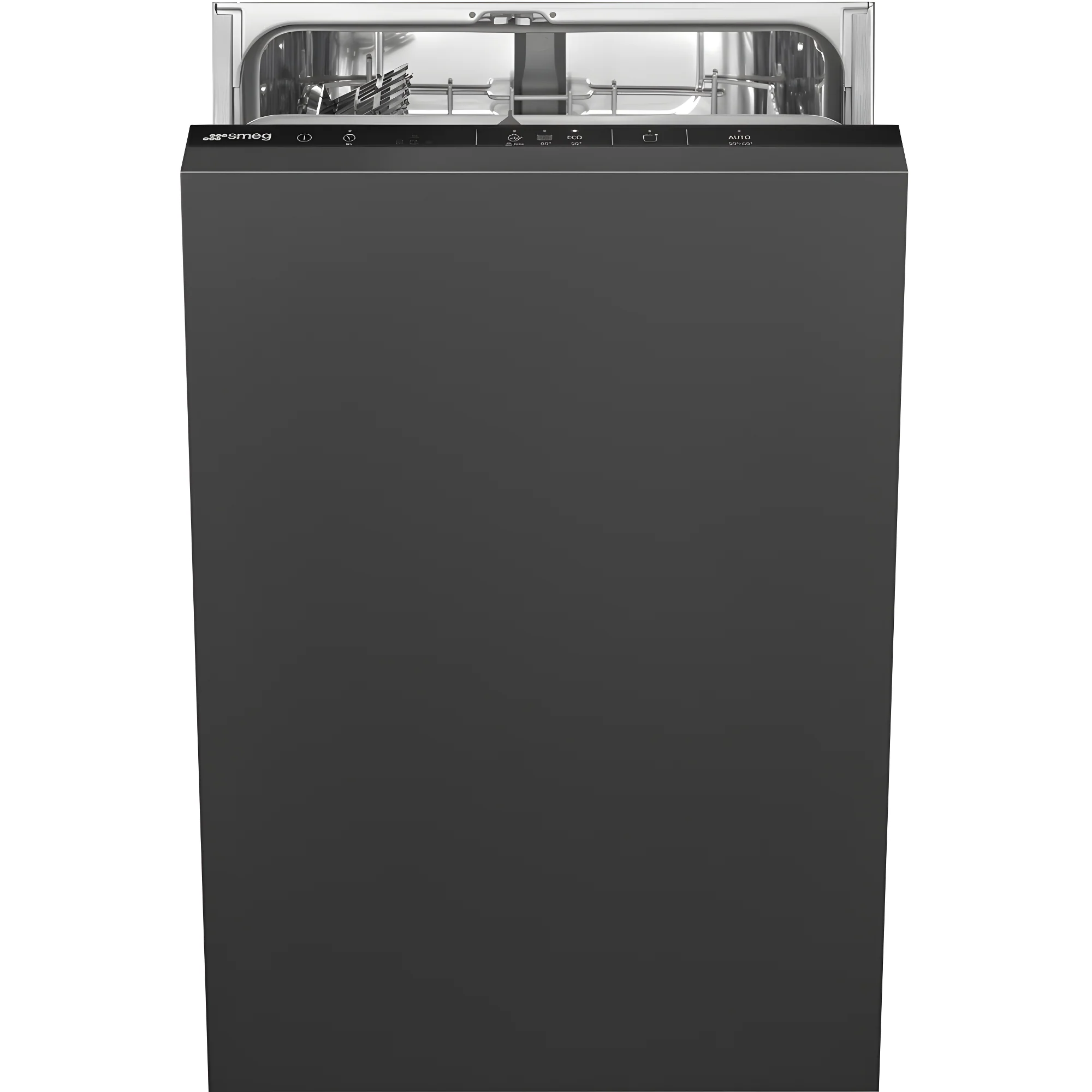 Smeg DI4522D - Black Fully Integrated Slimline Dishwasher - 9 Place Settings - D Energy