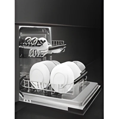 Smeg DI4522D - Black Fully Integrated Slimline Dishwasher - 9 Place Settings - D Energy - Image 4
