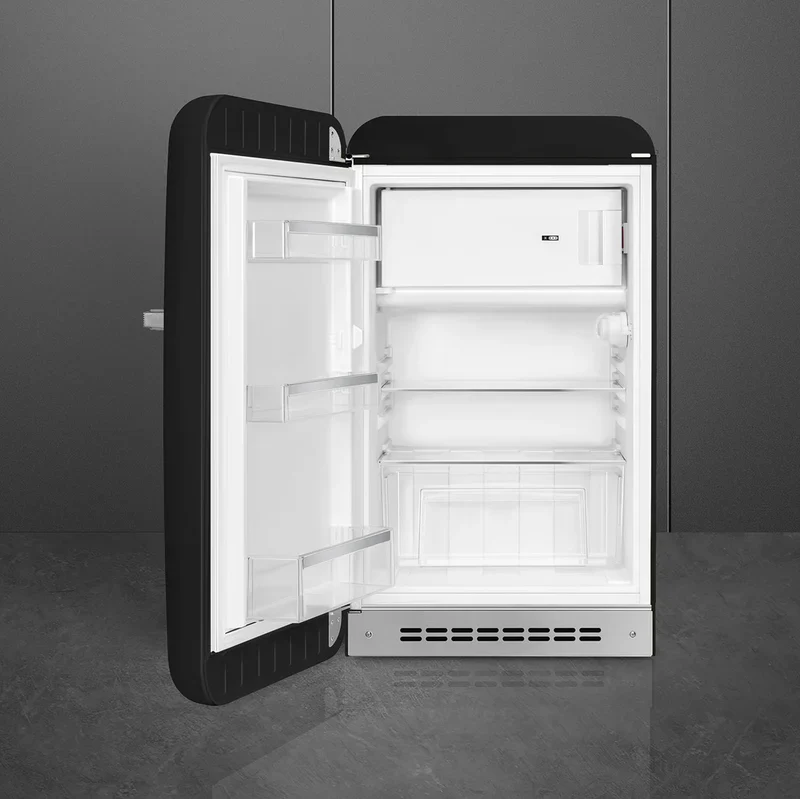 Smeg FAB10LBL6 - Black Fridge - 122L with Ice Box - D Energy - Image 2